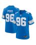 Kyle Peko 96 Detroit Lions Game Men Jersey – Blue