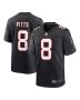 Kyle Pitts 8 Atlanta Falcons Men Game Jersey – Black