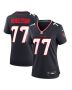 LaDarius Henderson 77 Houston Texans Women’s Game Jersey – Navy