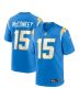 Ladd McConkey 15 Los Angeles Chargers Team Game Men Jersey – Powder Blue