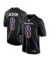 Lamar Jackson 8 Baltimore Ravens Fashion Game Jersey – Black