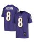 Lamar Jackson 8 Baltimore Ravens YOUTH Jersey – Purple