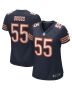 Lance Briggs 55 Chicago Bears Women Game Retired Jersey – Navy