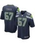 Landon Cohen 67 Seattle Seahawks YOUTH Team Color Game Jersey