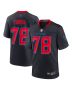 Laremy Tunsil 78 Houston Texans 2nd Alternate Game Men Jersey – Navy