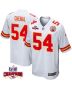 Leo Chenal 54 Kansas City Chiefs Super Bowl LVIII Champions 4 Stars Patch Game Men Jersey – White