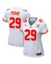 Leo Chenal 54 Kansas City Chiefs Super Bowl LVIII Patch Game Women Jersey – White