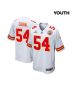 Leo Chenal 54 Kansas City Chiefs Super Bowl LVIII Patch Game YOUTH Jersey – White