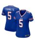 Leonard Fournette 5 Buffalo Bills Game Women Jersey – Royal