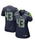 Levi Bell 43 Seattle Seahawks Women’s Game Jersey – College Navy