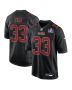 Logan Ryan 33 San Francisco 49ers Super Bowl LVIII Patch Fashion Game Men Jersey – Carbon Black