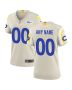 Los Angeles Rams Women Custom Game Jersey – Bone
