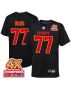 Lucas Niang 77 Kansas City Chiefs Super Bowl LVIII Champions 4X Fashion Game YOUTH Jersey – Carbon Black