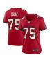 Lwal Uguak 75 Tampa Bay Buccaneers Women’s Game Jersey – Red