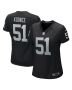 Malcolm Koonce 51 Las Vegas Raiders Women Game Jersey – Black