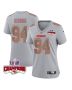Malik Herring 94 Kansas City Chiefs Super Bowl LVIII Champions 4 Stars Patch Atmosphere Fashion Game Women Jersey – Gray