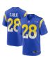 Marshall Faulk 28 Los Angeles Rams Men Game Retired Jersey – Royal