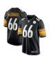 Mason McCormick 66 Pittsburgh Steelers Game Men Jersey – Black