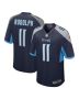 Mason Rudolph 11 Tennessee Titans Game Men Jersey – Navy