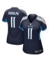 Mason Rudolph 11 Tennessee Titans Women’s Game Jersey – Navy