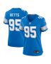 Mathieu Betts 95 Detroit Lions Women’s Game Jersey – Blue
