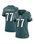 Matt Hennessy 77 Philadelphia Eagles Women Game Jersey – Midnight Green