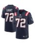 Matt Light 72 New England Patriots Men Game Retired Player Jersey – Navy