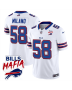 Matt Milano 58 Buffalo Bills Bills Mafia Patch Game Men Jersey – White
