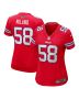 Matt Milano 58 Buffalo Bills Women Game Jersey – Red