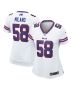 Matt Milano 58 Buffalo Bills Women’s Game Jersey – White