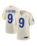 Matthew Stafford 9 Los Angeles Rams Game Men Jersey – Bone