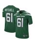 Max Mitchell 61 New York Jets Game Player Men Jersey – Gotham Green