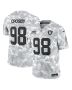 Maxx Crosby 98 Las Vegas Raiders 2024 Salute to Service Limited Men Jersey – Arctic Camo