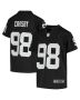 Maxx Crosby 98 Las Vegas Raiders YOUTH Game Jersey – Black