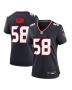 McTelvin Agim 58 Houston Texans Women Team Game Jersey – Navy