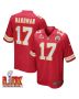 Mecole Hardman #17 Kansas City Chiefs Super Bowl LIX Jersey – Men’s – Red