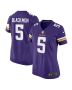 Mekhi Blackmon 5 Minnesota Vikings Women’s Game Jersey – Purple