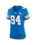 Mekhi Wingo #94 Detroit Lions Super Bowl LIX Women’s Jersey – Blue