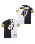 Mel Blount 47 Pittsburgh Steelers Two-Toned Retro Throwback Men Jersey – Black/White