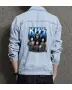Kiss Men's Urban Jean Jacket - Perfect Present for Him - Casual Style - for Weekend Wear - Just Because Gift