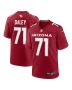 Men’s Arizona Cardinals Dennis Daley Cardinal Game Player Jersey