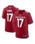 Men’s Arizona Cardinals Kaden Davis Cardinal Team Game Jersey