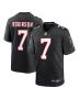 Men’s Atlanta Falcons Bijan Robinson Black Throwback Game Jersey