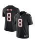 Men’s Atlanta Falcons Kyle Pitts Black Alternate Vapor Limited Jersey