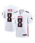 Men’s Atlanta Falcons Kyle Pitts White Game Player Jersey
