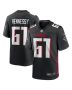 Men’s Atlanta Falcons Matt Hennessy Black Player Game Jersey