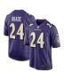 Men’s Baltimore Ravens Beau Brade Purple Team Game Jersey