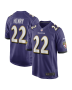Men’s Baltimore Ravens Derrick Henry Purple Game Player Jersey
