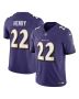 Men’s Baltimore Ravens Derrick Henry Purple Vapor F.U.S.E. Limited Jersey