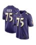 Men’s Baltimore Ravens Jonathan Ogden Purple Retired Player Game Jersey